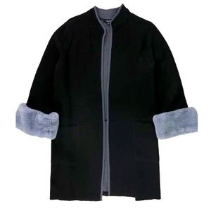 New Alfani faux fur cuff cardigan